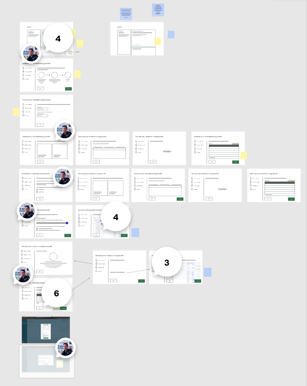 Work in progress screen 4 — early design exploration for the marketplace